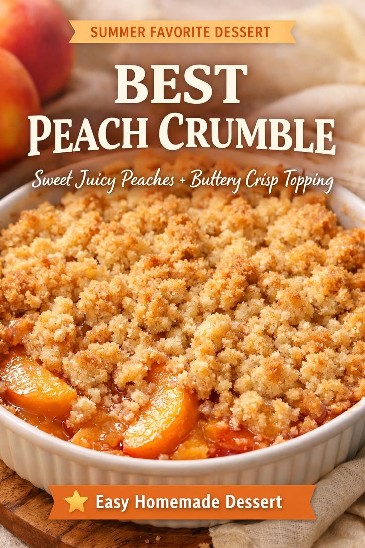 Best Peach Crumble