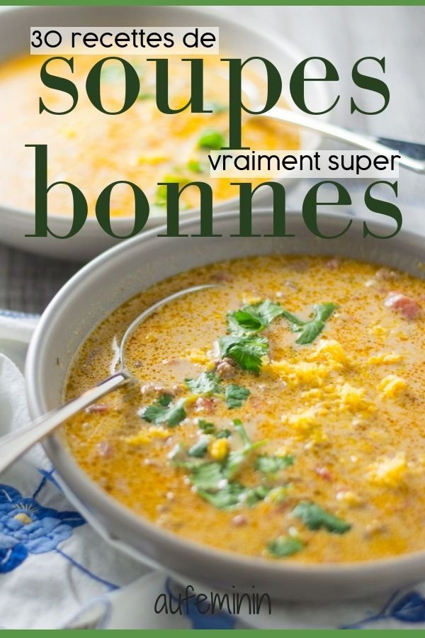 30 recettes de soupes pour s'alléger