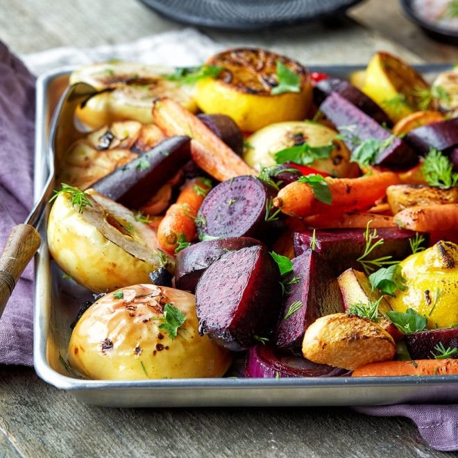 Recette Légumes d'automne rôtis au four (facile, rapide)
