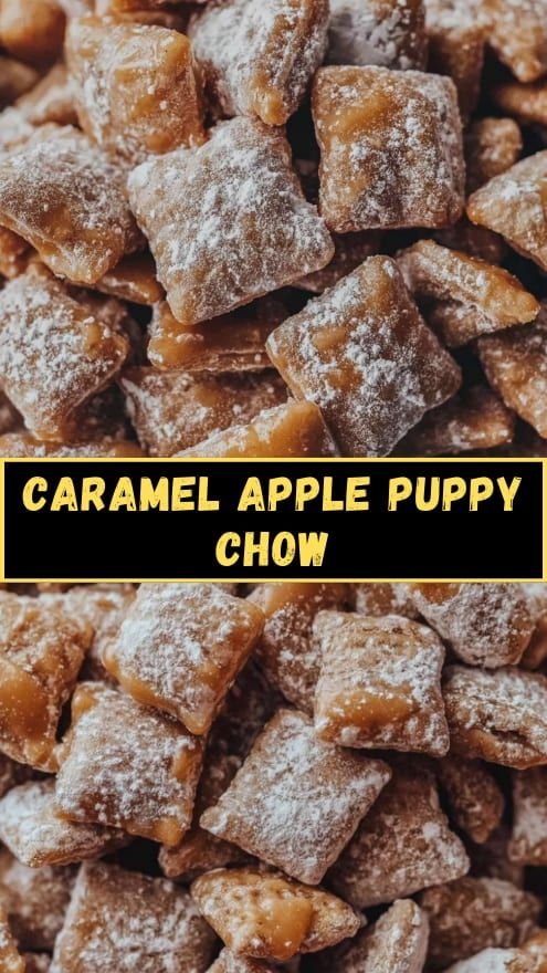 Caramel Apple Puppy Chow
