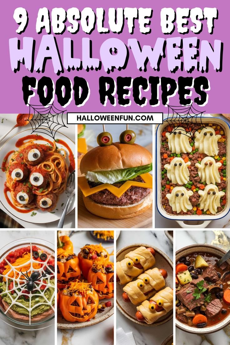 9 Halloween Themed Food Ideas That Are Spooky and Fun 🎃
