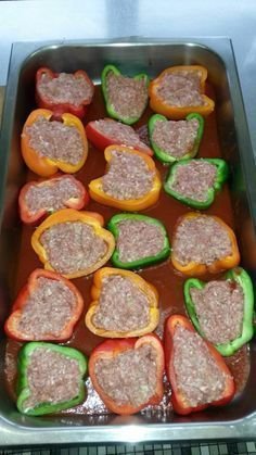 Mit Hackfleisch gefüllte Paprika - Rezept | Frag Mutti