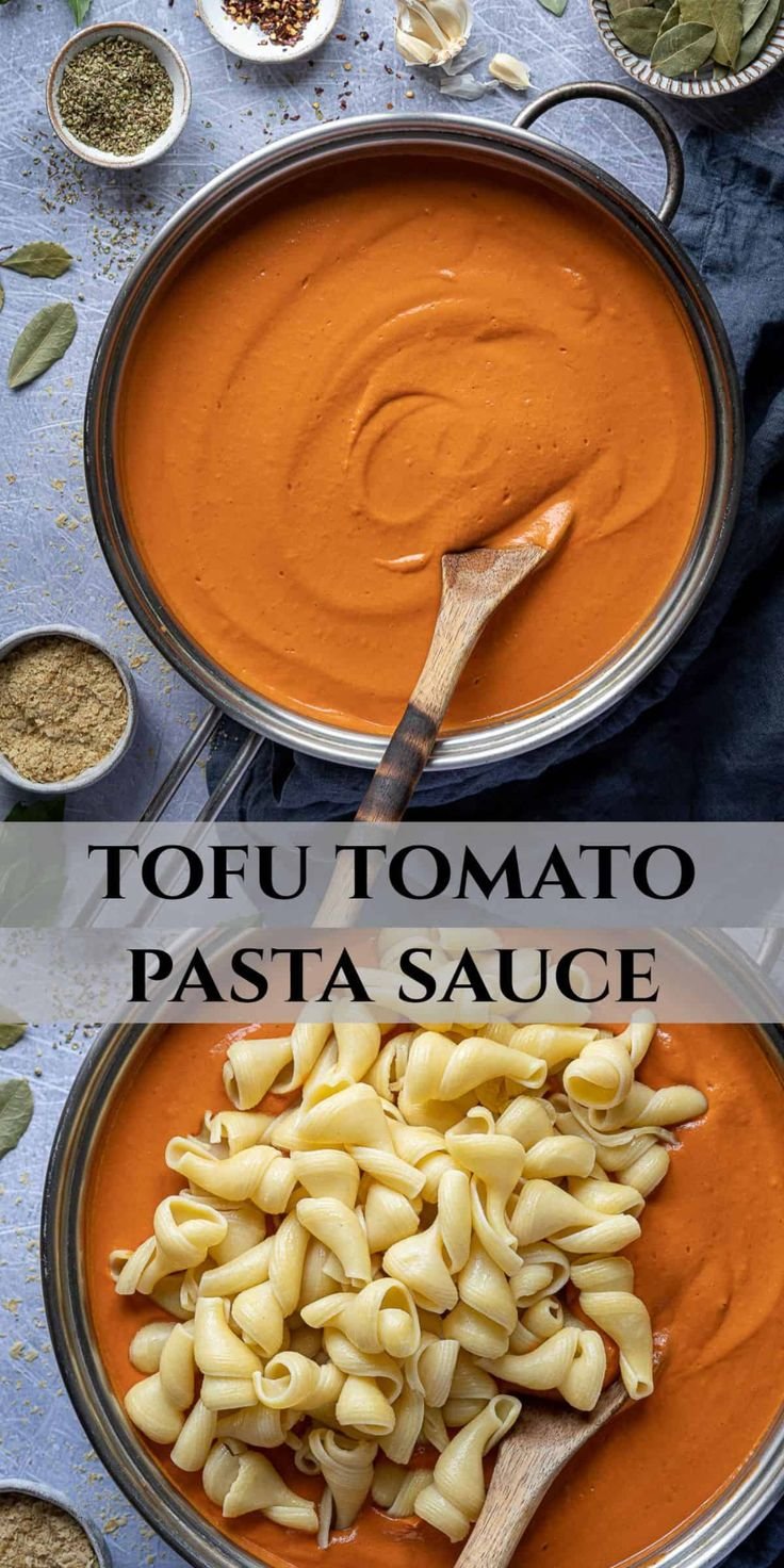 Tofu Tomato Pasta Sauce - Domestic Gothess | Vegan recipes quick, Tofu based sauce, Tofu and veggies recipes