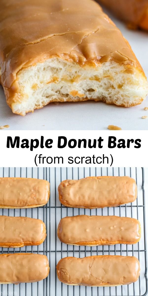 Maple Donut Bars