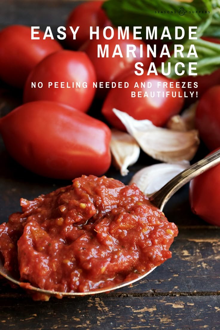 Roasted Tomato Marinara Sauce
