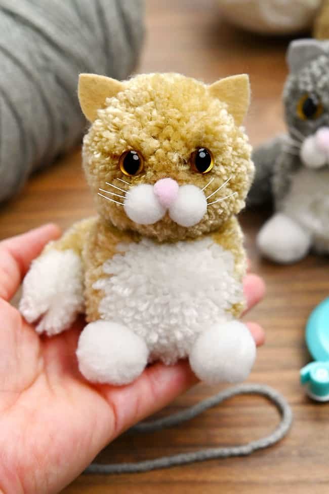 How to Make a Pom Pom Cat