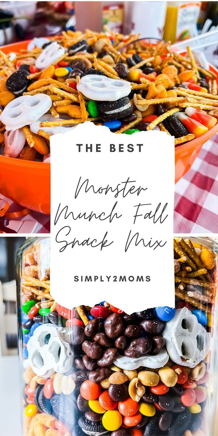 "Fall in Love with our Halloween Snack Mix: Perfect for Thanksgiving & Autumn Gatherings!"