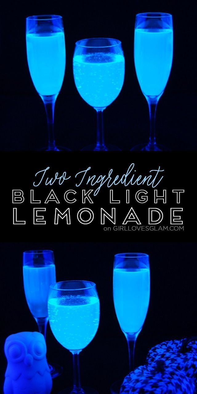 Spooky Black Light Lemonade Recipe