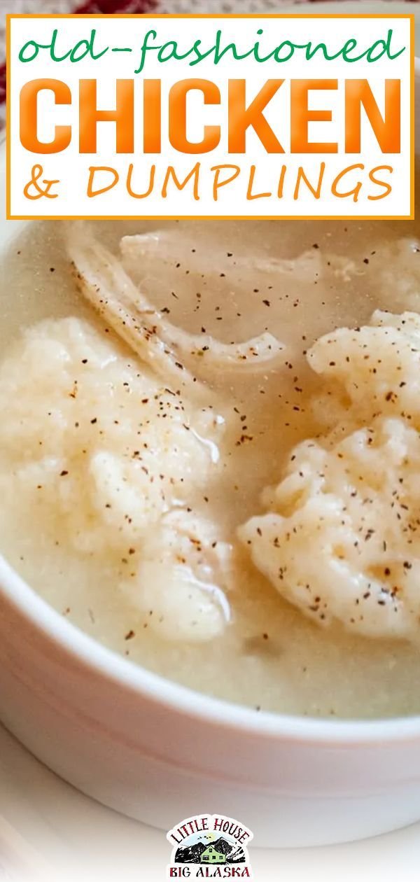 Old Fashioned Chicken and Dumplings Recipe