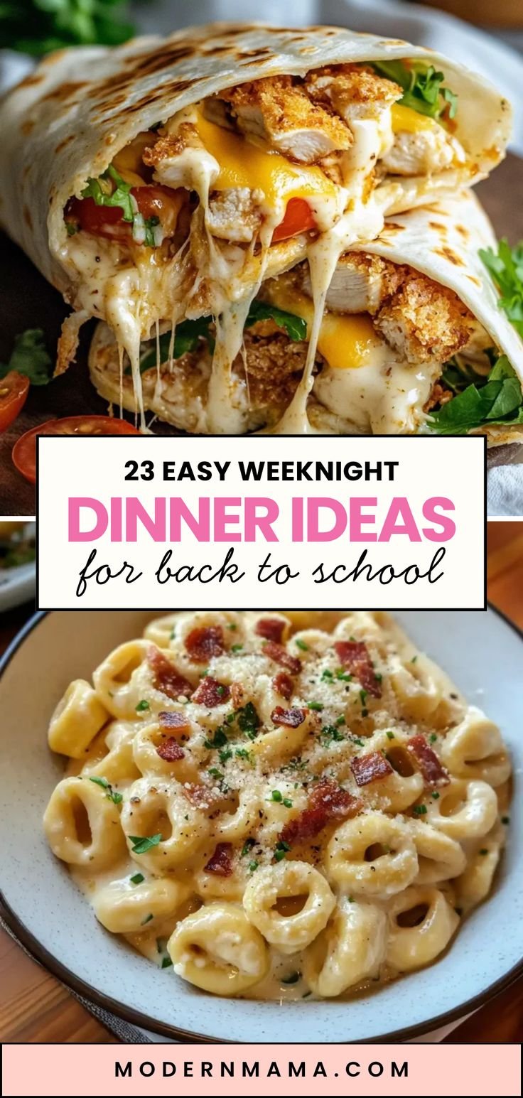 Quick Dinner Ideas for Busy School Nights
