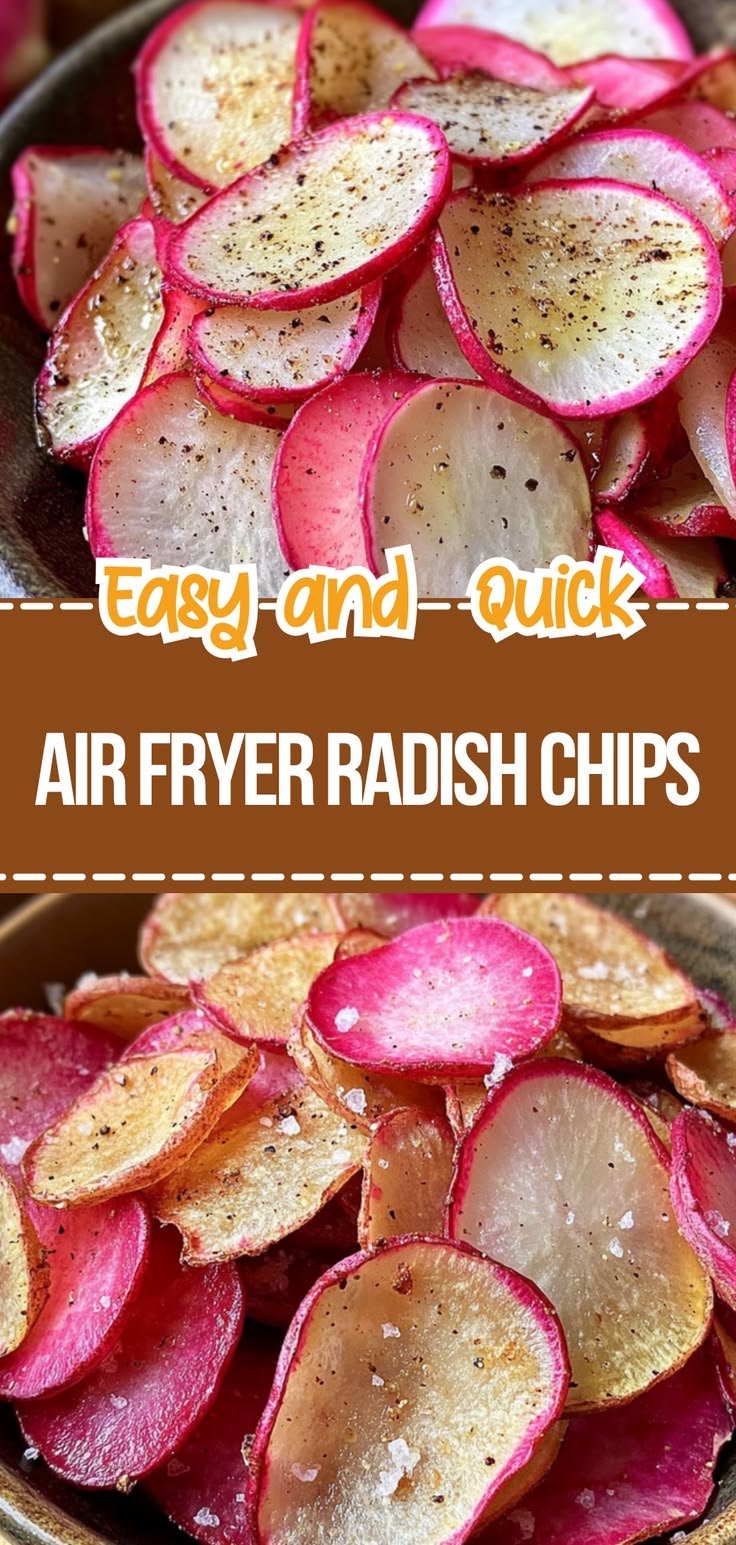 Air Fryer Radish Chips
