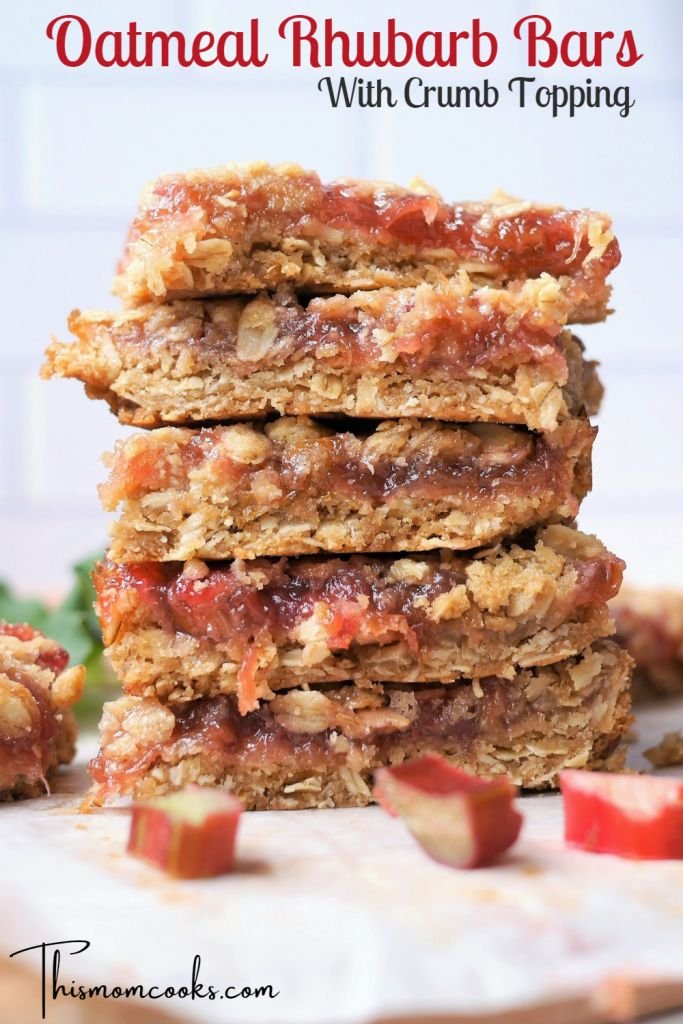 Amish Oatmeal Rhubarb Bars