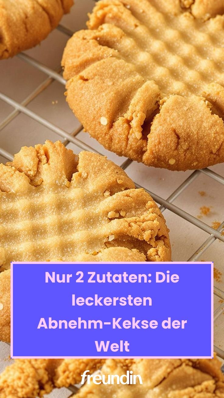 Nur 2 Zutaten: Die leckersten Abnehm-Kekse der Welt