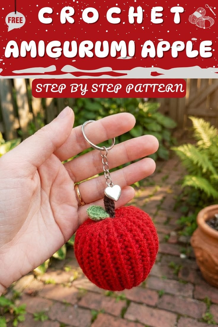 Crochet Apple Amigurumi