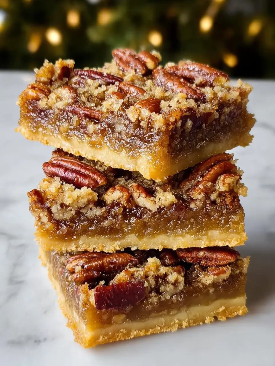 Old-Fashioned Pecan Pie Bars