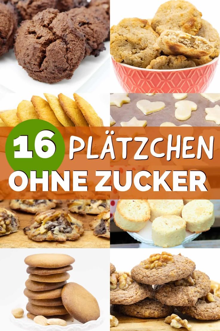 Kekse ohne Zucker - die 20+ besten Rezepte