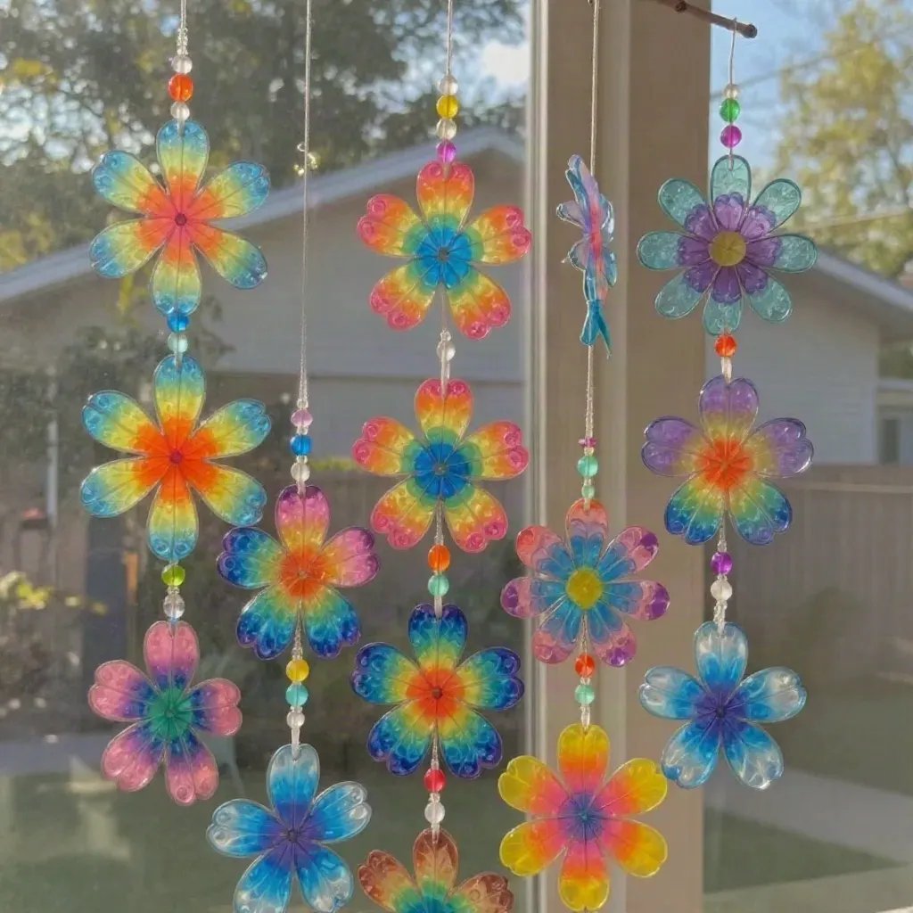 DIY Bottle Window Art