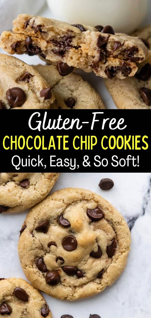 Soft Gluten Free Chocolate Chip Cookies Recipe | Gluten free egg free cookie recipes, Gluten dairy egg nut free recipes, Easy gf chocolate chip cookies