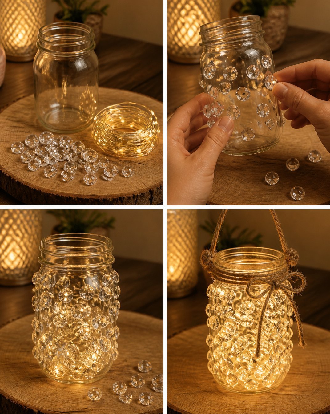 DIY Crystal Fairy Lantern 4 Crystal Fairy Lantern