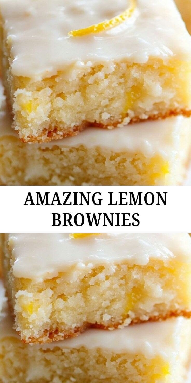 Amazing Lemon Brownies