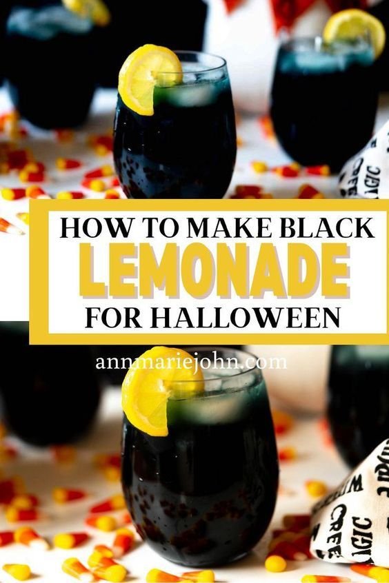 How to Make Devilishly Black Lemonade for Halloween