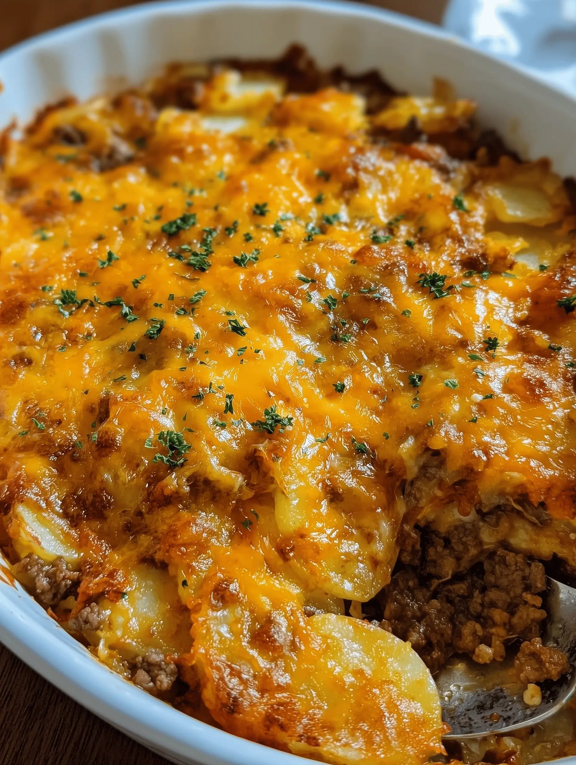 Easy Hobo Casserole with Ground Beef and Potatoes
