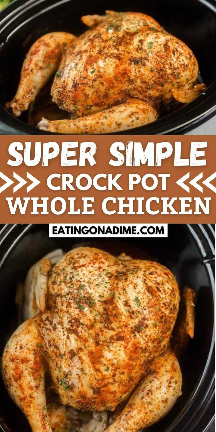 Crockpot Whole Chicken