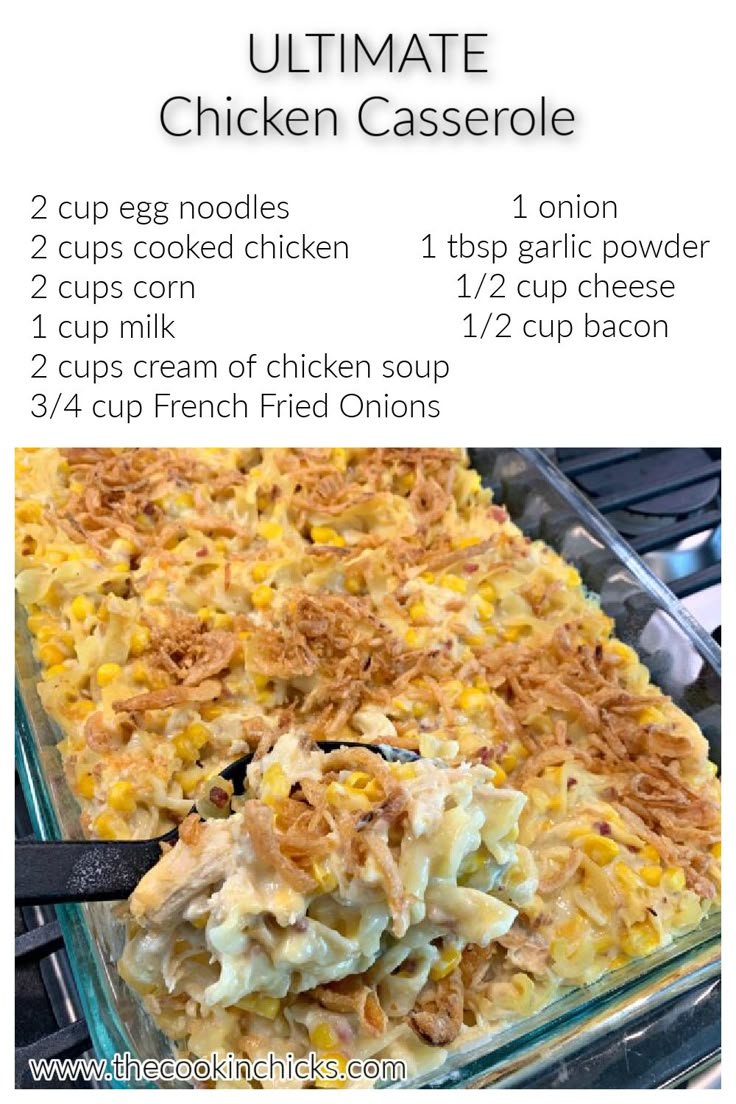 ULTIMATE Chicken Casserole