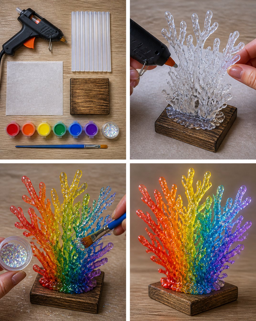 How to Make a Rainbow Coral Sculpture 4 Magic Rainbow Coral Sculpture