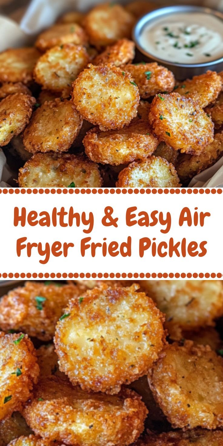 Healthy & Easy Air Fryer Fried Pickles
