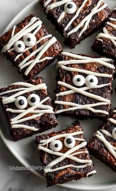Spooky Mummy Brownies Recipe