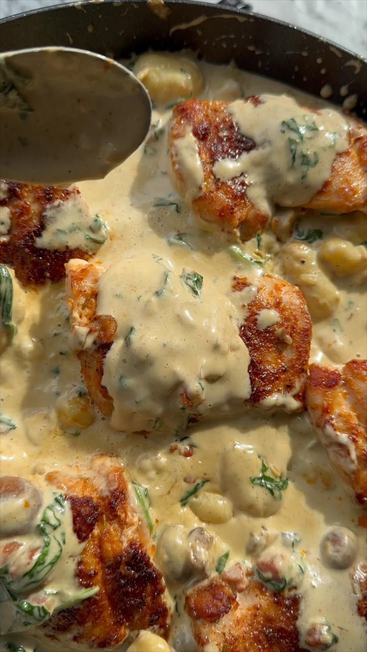Creamy Chicken and Gnocchi