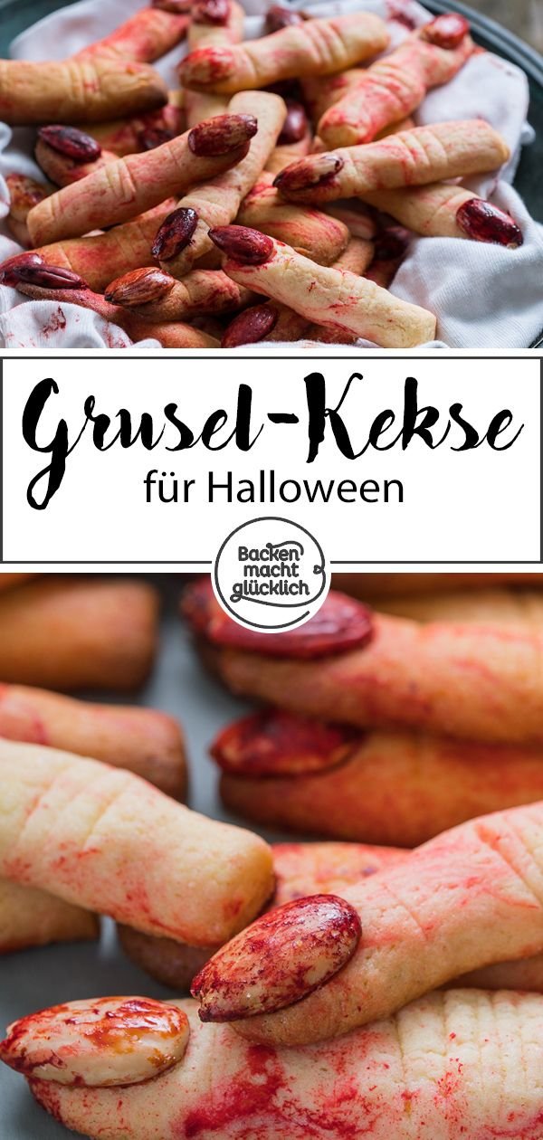 Halloween-Finger Kekse | Backen macht glücklich
