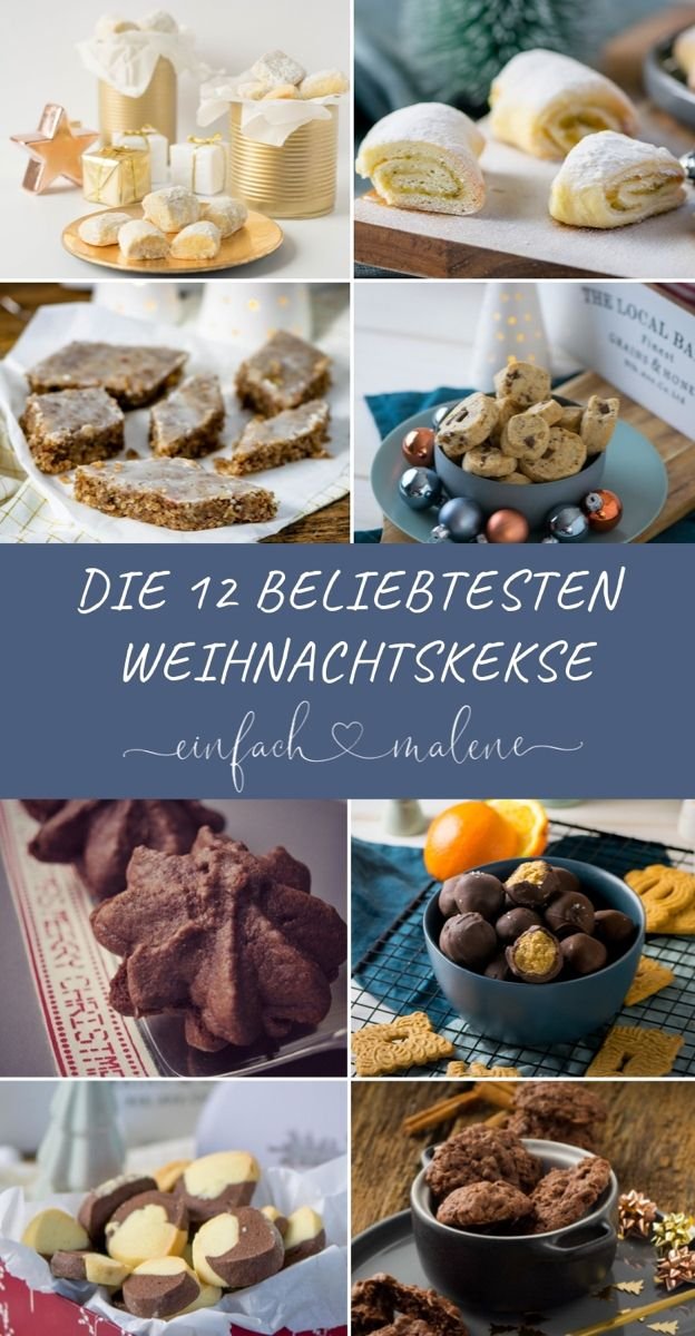 Die 12 beliebtesten Weihnachtsrezepte der letzten Jahre | Backen für weihnachten, Weihnachtsplätzchen backen, Keksrezepte