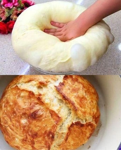 Dinkel- und Weizenbrot ohne Aufgehen