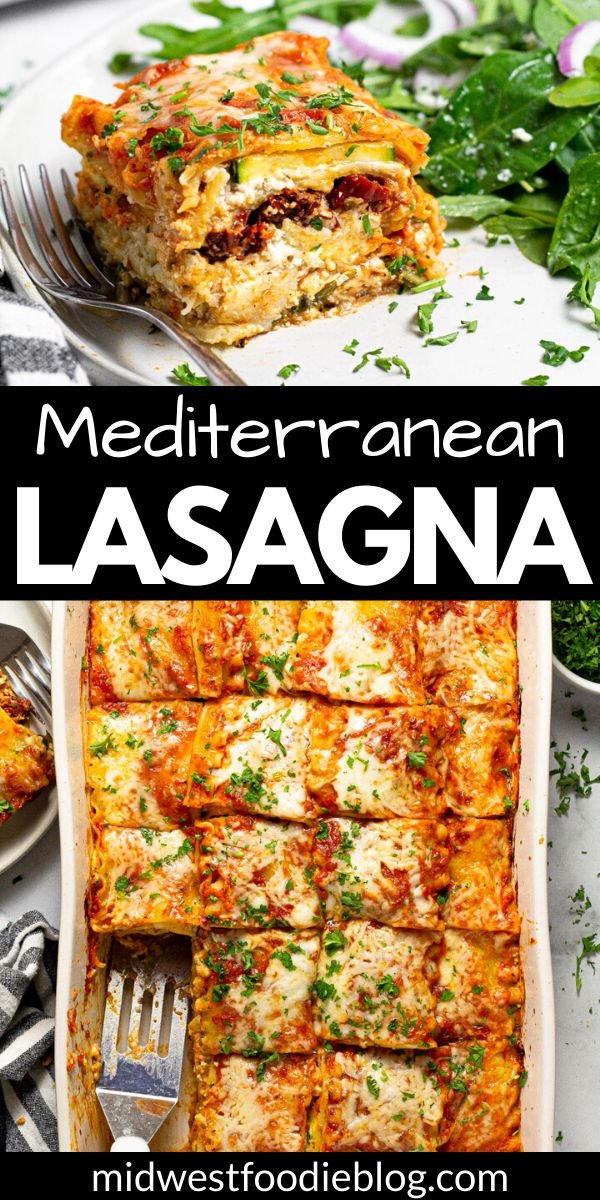 Vegetarian Mediterranean Lasagna