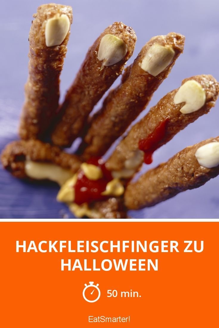 Hackfleischfinger zu Halloween