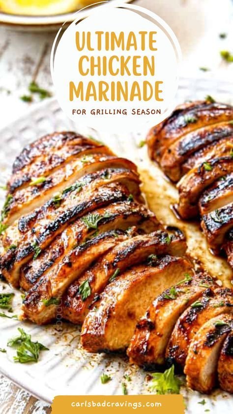 Elevate your grilling game with this flavor-packed marinade combines a perfect balance of savory, tangy, and aromatic in… | Healthy chicken marinade for grilling, Great chicken marinade, Boneless chicken breast marinade for grilling