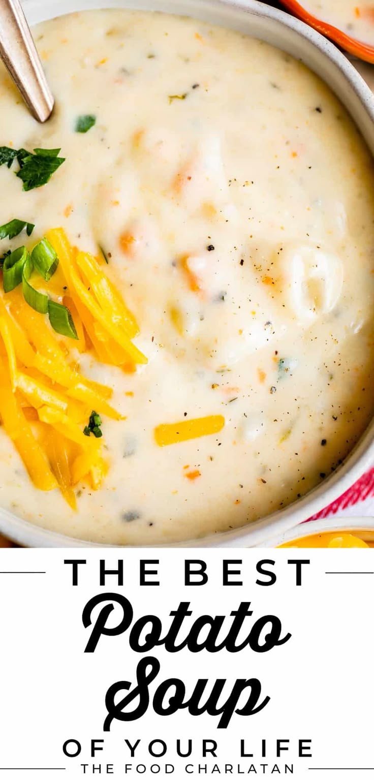 Creamy Potato Soup from The Food Charlatan.