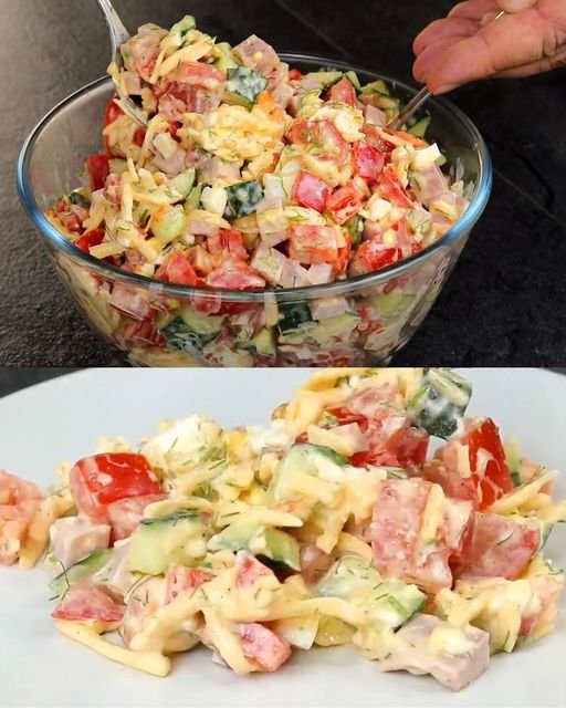 Paprika Gouda Salat