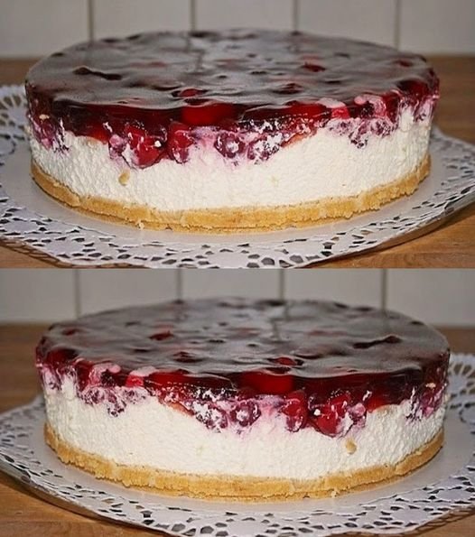 Windbeuteltorte ohne backen in 10 Minuten mit 200 g Frischkäse - Kochen Mit Uns