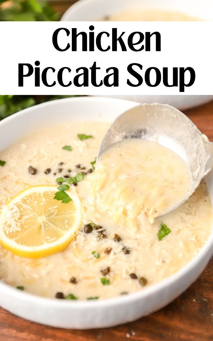 Chicken Piccata Soup