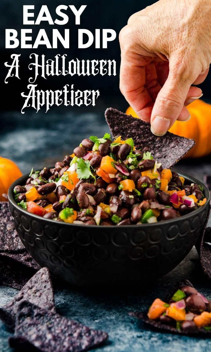 This Bean Dip Is The Best Halloween Party Food For Adults