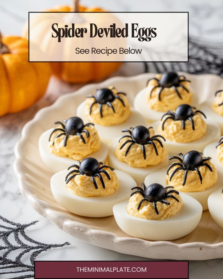 Spider Deviled Eggs – Spooky, Protein-Packed Halloween Snack