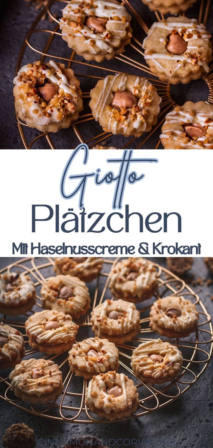 Giotto Plätzchen mit Haselnusscreme