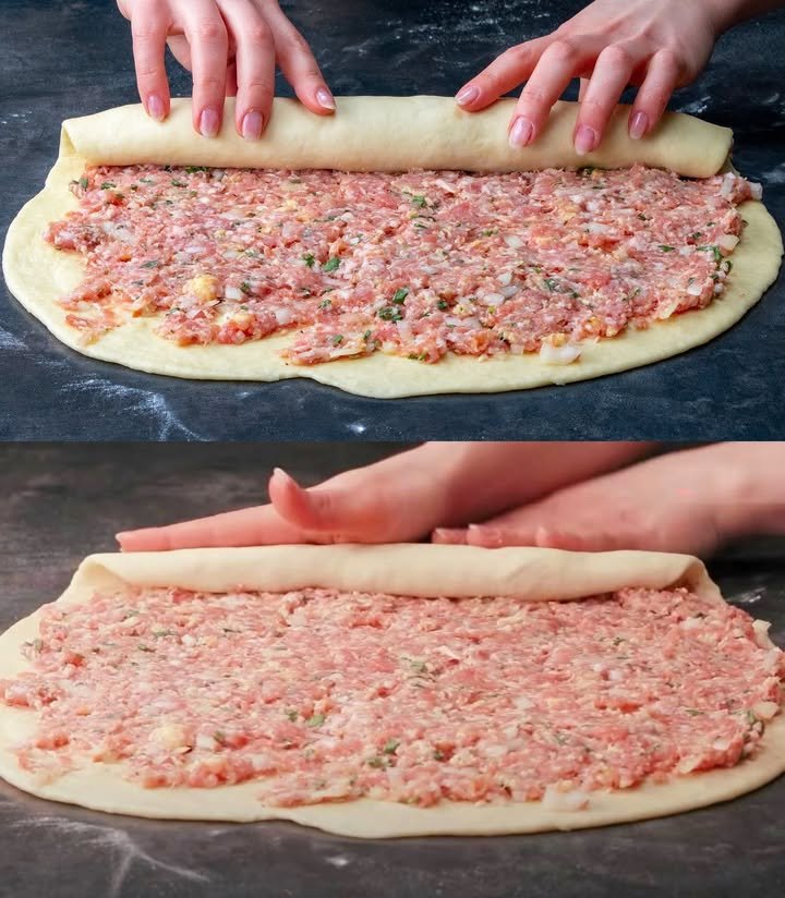 Hackfleisch-Rolle