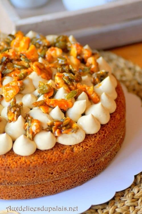 Gâteau au potiron (Butternut cake) · Aux délices du palais