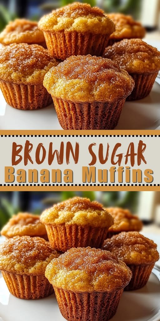 Brown Sugar Banana Muffins