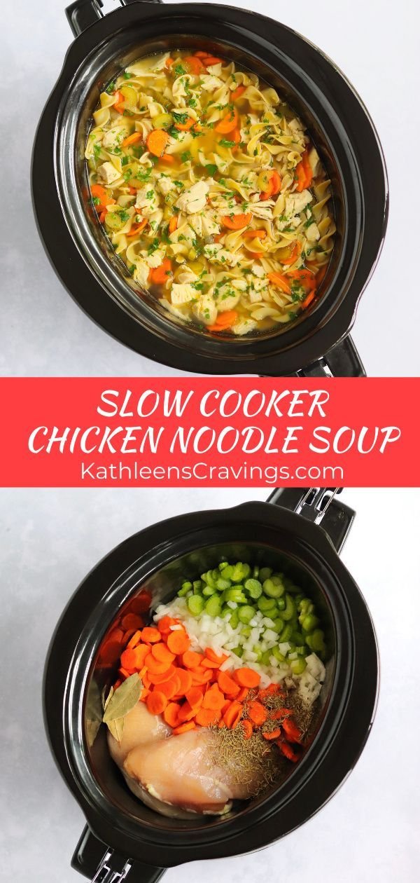 Slow Cooker Chicken Noodle Soup