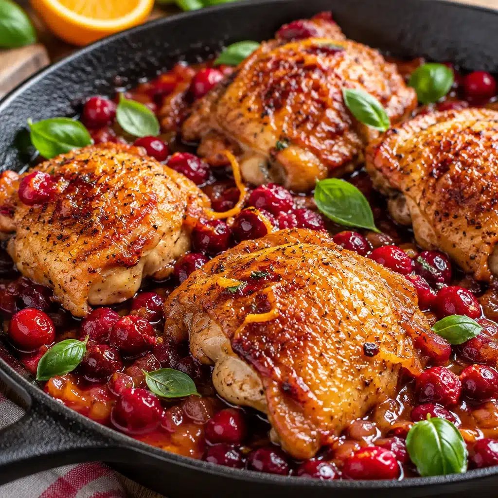 Savory Cranberry Orange Glazed Chicken Easy 30 Minute Dinner